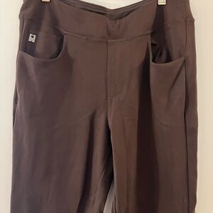 Brown ponte Pants size 10 tall